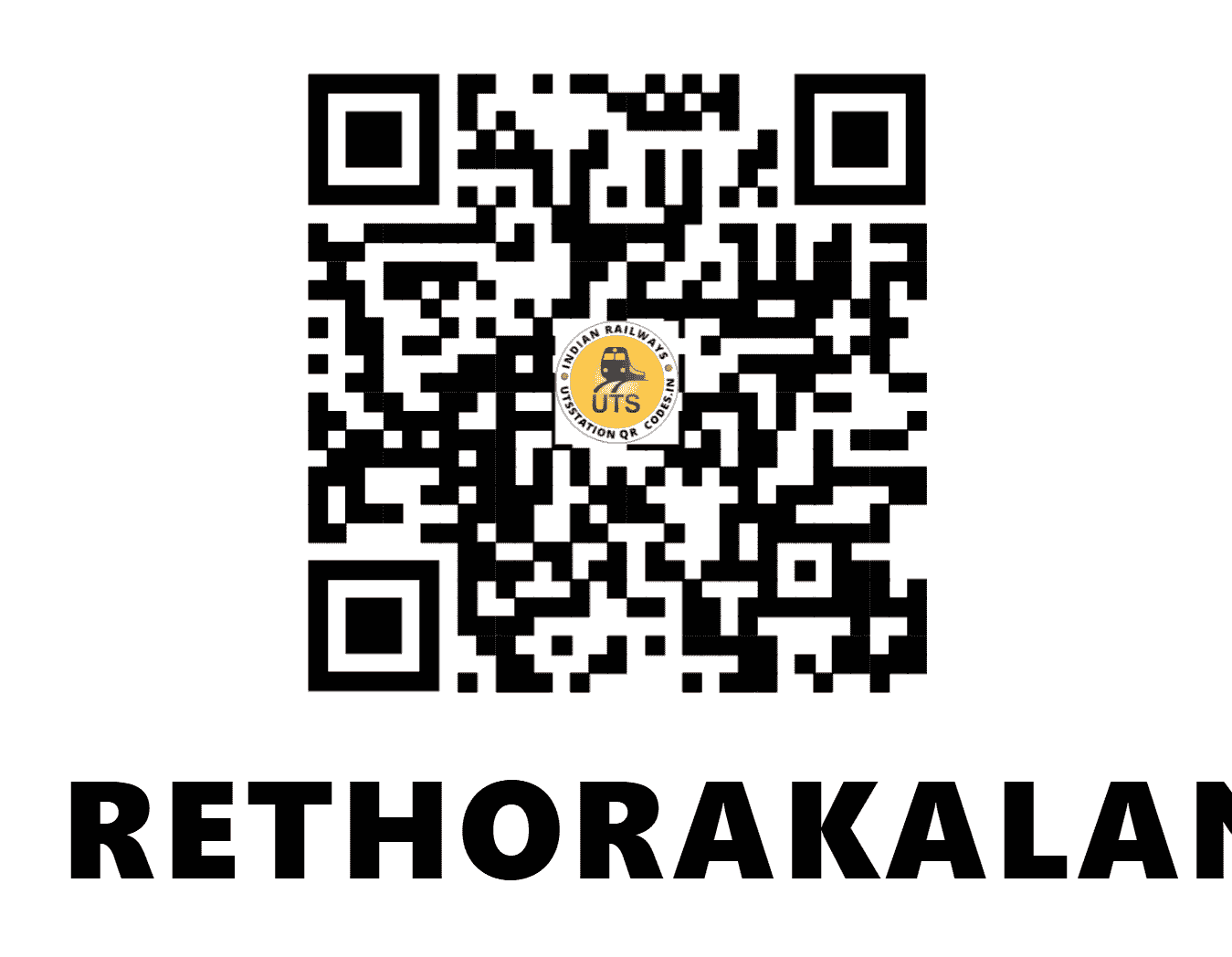 UTS QR Code for RETHORAKALAN - RAKL (NC - MADHYA PRADESH)